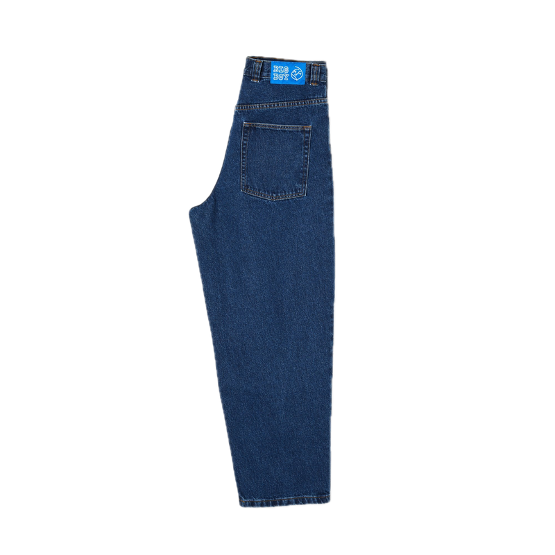 Polar Skate Co Big Boy Pants OG Logo Dark Blue – baggy denim pants met OG Logo embroidery
