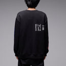 Former Ode Crew Black – premium zwarte crewneck met subtiele Ode branding