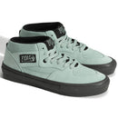 Vans Skate Half Cab Gray Olive – mid-top skateschoen in grijs/olijfgroen suède met Half Cab patch en wafelzool
