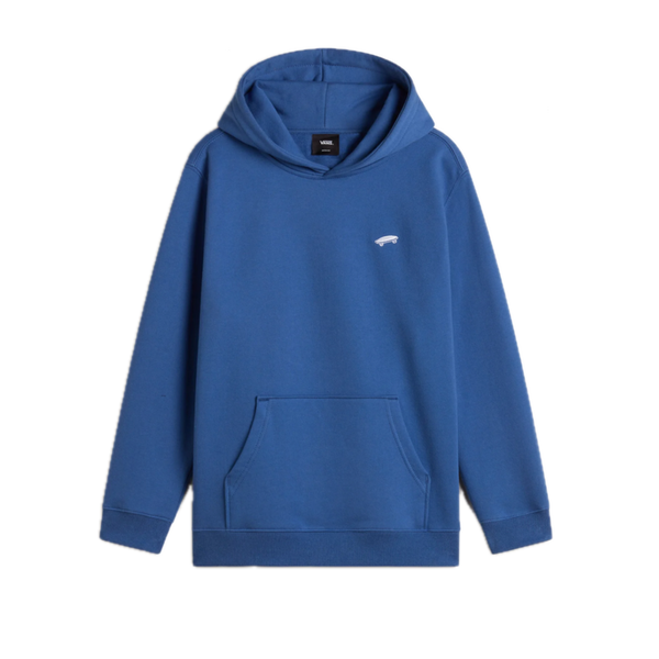Vans Salton Loose Pullover Kids True Navy – navy kinderhoodie met loose fit, capuchon en subtiele Vans-branding