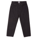 Obey Hardwork Denim Pants Faded Black – heavy denim straight leg jeans with 5-pocket styling