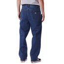 Obey Hardwork Denim Pants – Stonewash Indigo straight leg jeans van 100% katoen met vintage stonewash wassing