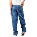 Reell Denim Baggy light blue achteraanzicht broek