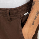 Reell Denim Reflex Easy ST dark brown broekzak close-up broek
