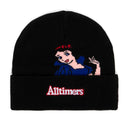 Alltimers Fugazi Snow Beanie zwart voorkant Revert95.com