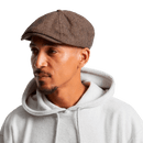 Brixton Brood Snap Cap Brown Khaki