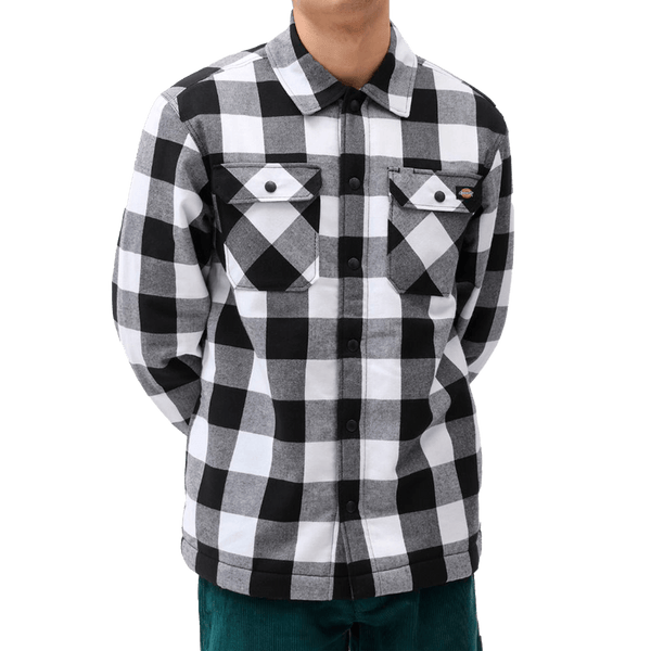 Dickies Sherpa Lined Sacramento Shirt zwart voorkant