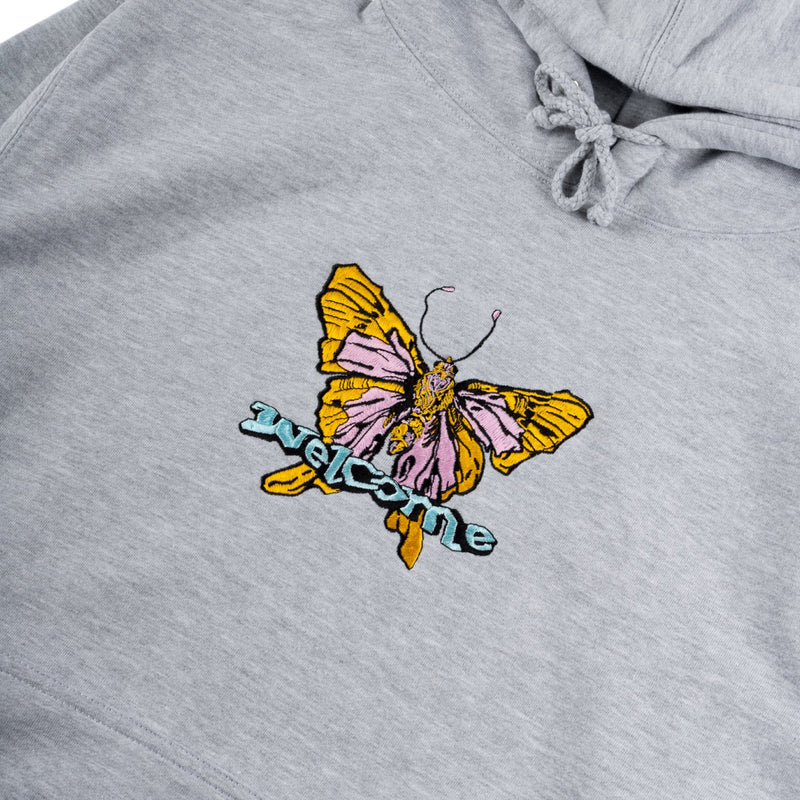 Butterfly Embroidered Pullover Hoodie