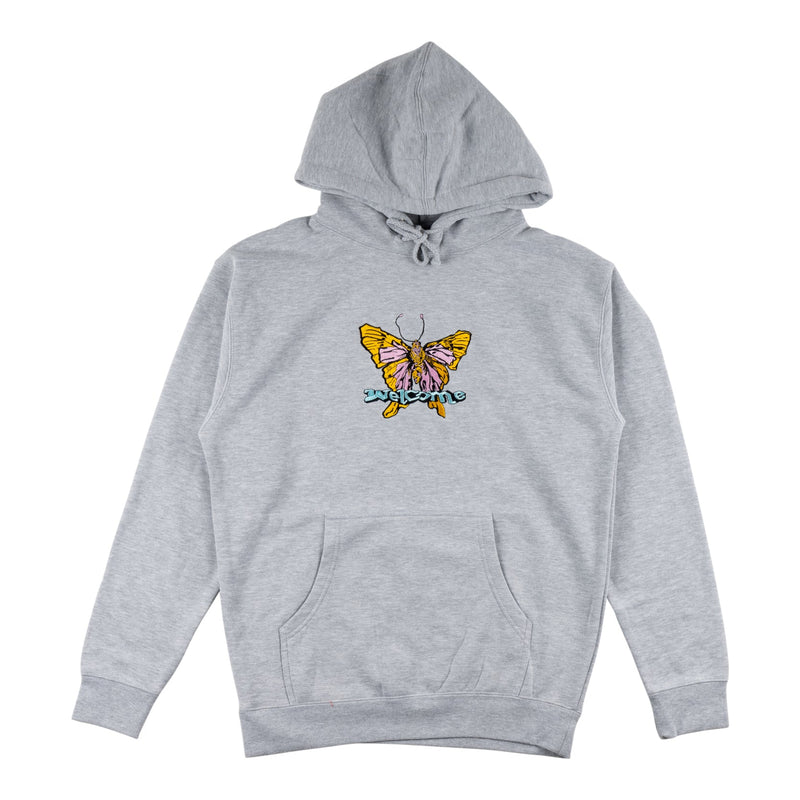 Butterfly Embroidered Pullover Hoodie