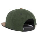 HUF CROWN 6 PANEL HAT verstelbare snapback donker groen achterkant Revert95.com