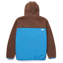 HUF FORT POINT SHERPA JACKET achterkant plat Dust brown jas Revert95.com