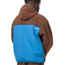 HUF FORT POINT SHERPA JACKET achterkant Dust brown jas Revert95.com