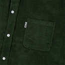 Magenta PROPER SHIRTS CORD GREEN voorkant close-up