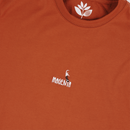 Magenta PWS (Embroidered) T-SHIRTS BRICK voorkant close-up