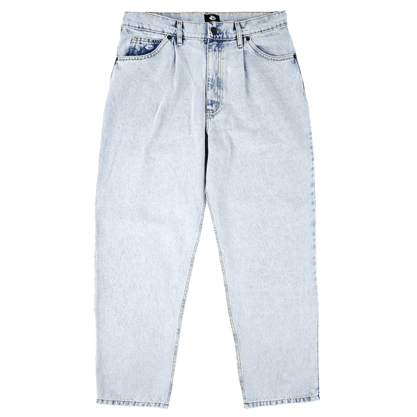 Magenta Skateboard denim jeans OG DENIM WASHED BLUE broek voorkant Revert95.com