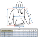 Magenta skateboards MOUNTAIN PLANT HOODIE zwart matentabel Revert95.com