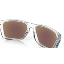 Oakley Holbrook XL Polished Clear Prizm Sapphire Iridium Polarized achterkant
