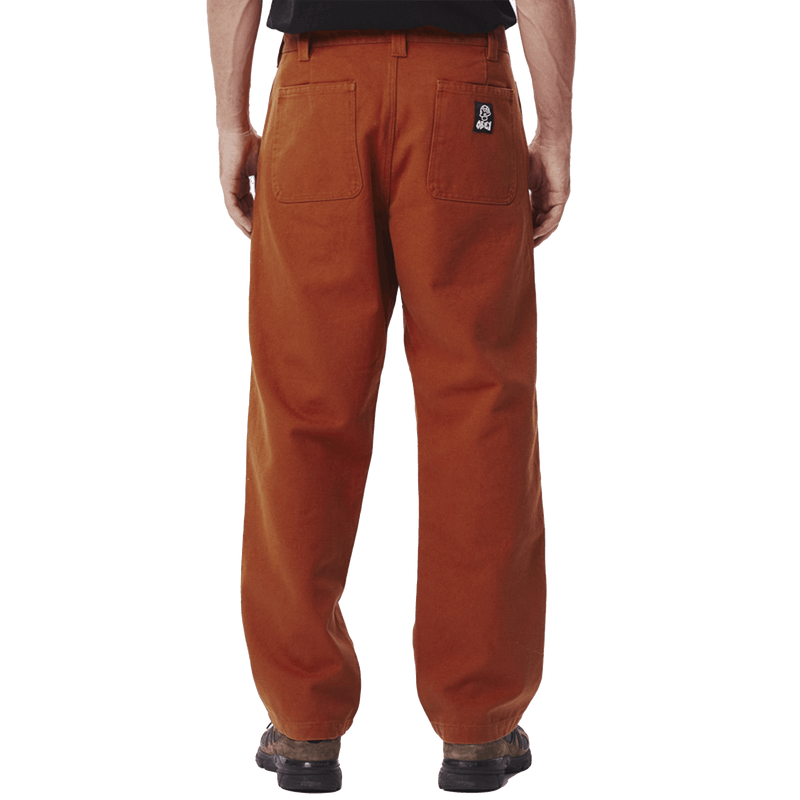 Obey Vacant pant ginger achterkant