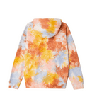 Obey mini bold recycled tie dye hoodie toffee multi achterkant product