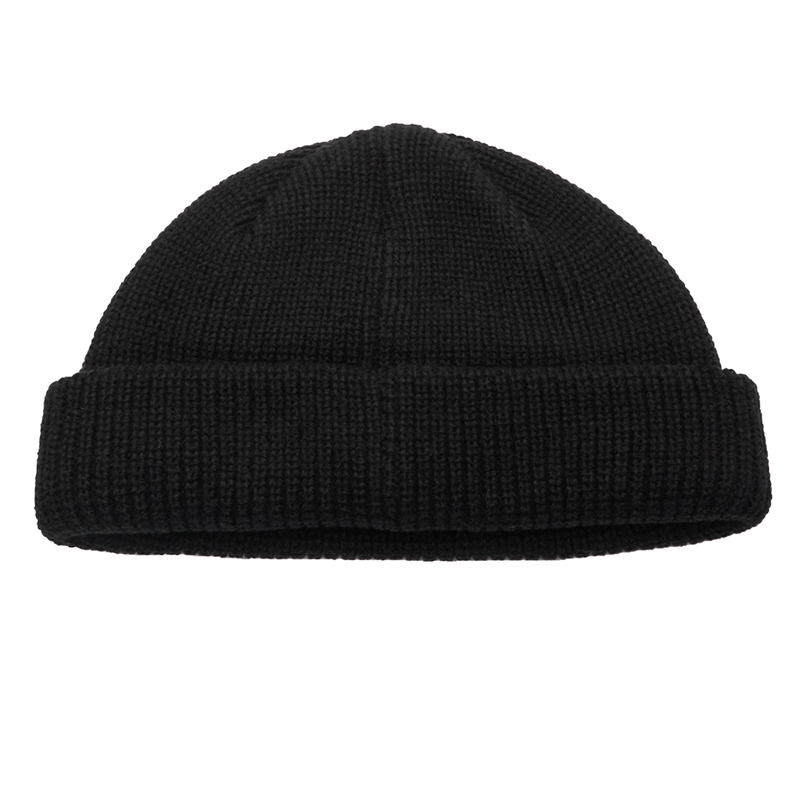 Obey Micro beanie zwart achterkant product