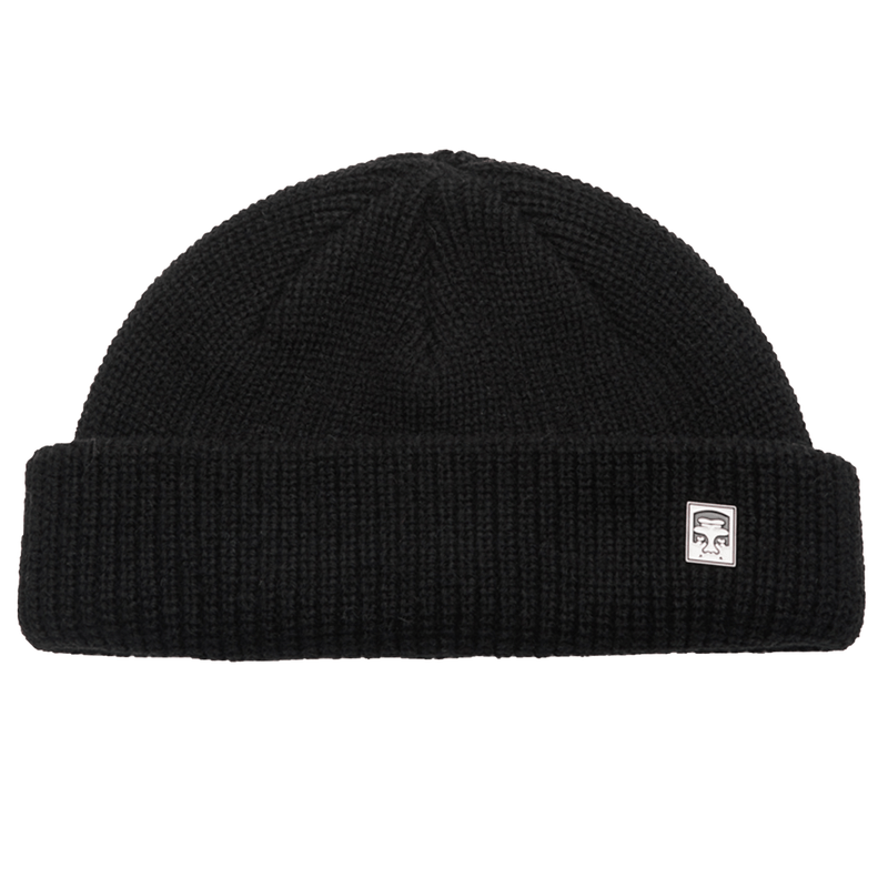 Obey Micro beanie zwart voorkant product