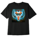 Obey x Motörhead samenwerking rocknroll t-shirt voorkant gebroken zwart