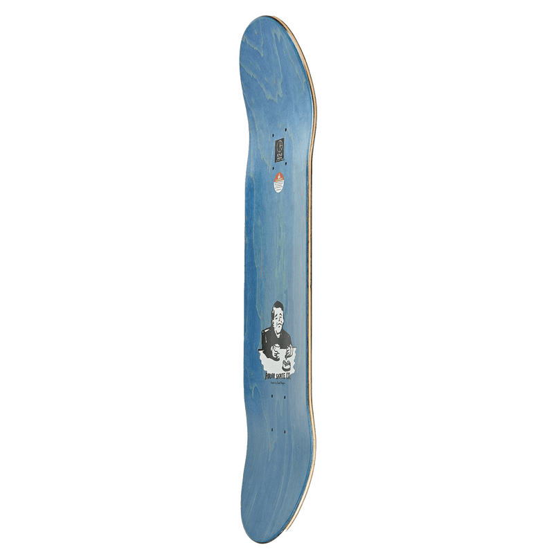 Polar Skate co Aaron Herrington Chain Smoker 2.0 Wheel Well Skateboard Deck Revert95.com zijkant