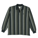 Polar Jacques Longlseeve Polo Shirt Khaki open rits voorkant product