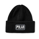 Polar skate co Polar Earthquake Merino Beanie zwart voorkant Revert95.com