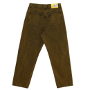 Polar '93! DENIM YELLOW BLACK skate broek achterkant product