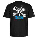 Powell Peralta Rat Bones T-Shirt black achterkant Revert95.com