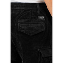 Reell Denim Reflex Loose Cargo Black Corduroy achterkant close-up Revert95.com