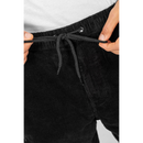 Reell Denim Reflex Loose Cargo Black Corduroy voorkant close-up Revert95.com