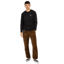 Reell Denim Regular Flex Chino Corduroy Bruin voorkant outfit Revert95.com