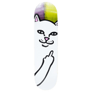 Ripndip Lord Nermal Board lime purple achterkant skateboard deck