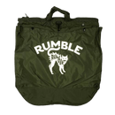 Rumble speed shop Helmen tas voorkant groen verlicht