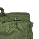 Rumble speed shop Helmen tas voorkant groen close-up