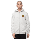 Santa Cruz skateboards classic dot zip hood voorkant athletic Heather lifestyle