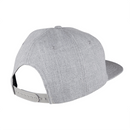 Santa cruz skateboards classic dot snapback achterkant heather grey