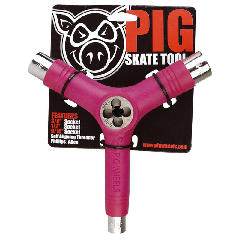 Koop de populaire Pig Skateboard Tool in White eenvoudig en veilig online bij Revert 95. De Pig Tool is wellicht de handigste skateboard tool ooit gemaakt.