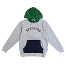 Spitfire Old E Custom Hoodie grijs Heather  donker groen voorkant Revert95.com