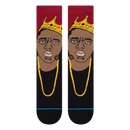 Stance BIGGIE RESURRECTED CREW sokken voorkant plat