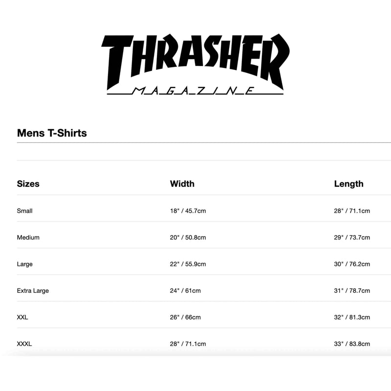 THRASHER FUTURE LOGO T-SHIRT BLACK matentabel Revert95.com