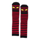 MONSTER FACE MINI STRIPES CREW SOCKS