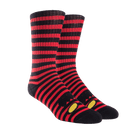 MONSTER FACE MINI STRIPES CREW SOCKS