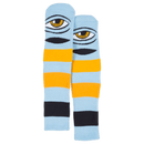 Toy machine SECT EYE BIG STRIPE SOCK baby blue sokken