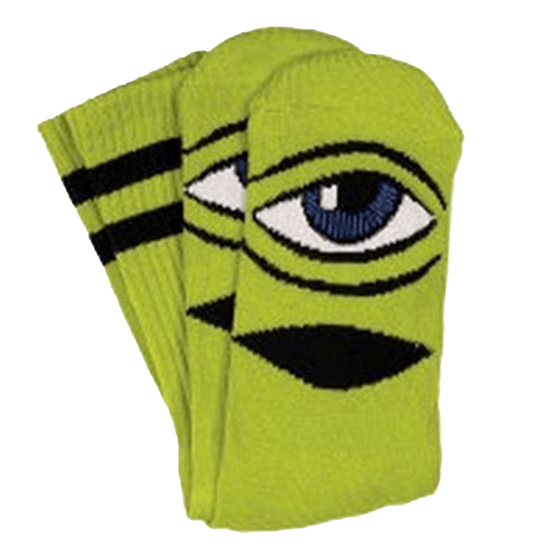 Toy Machine Sect eye sock 3 sokken groen