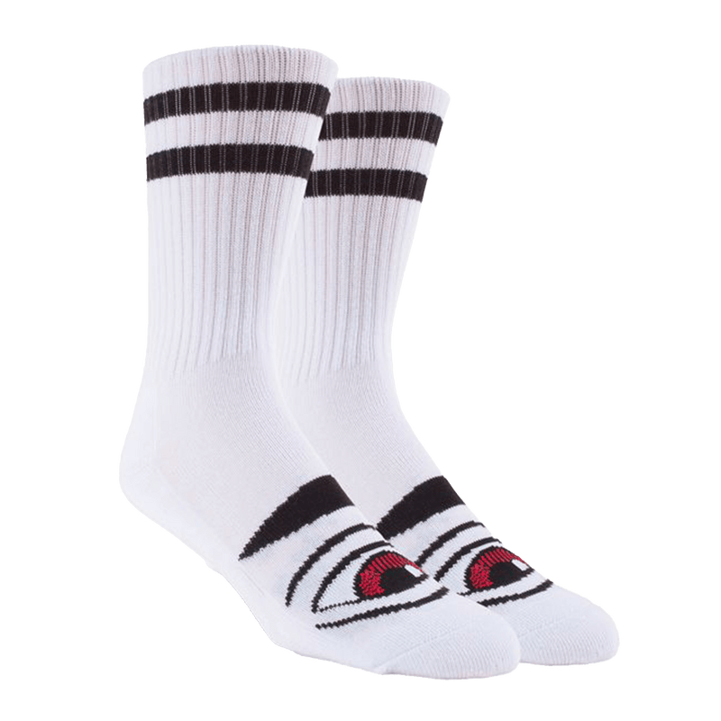 Toy Machine Sect eye sock 3 sokken wit