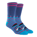 Toy Machine SECT EYE STRIPE navy paars sokken