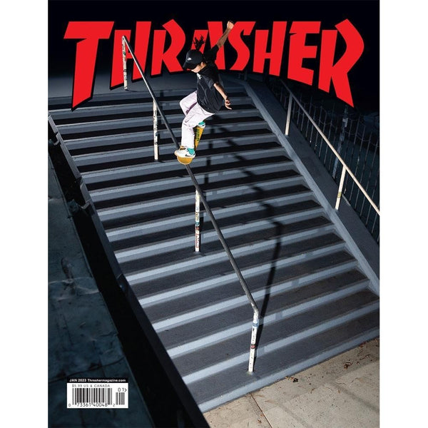 Bestel de Thrasher Magazine Januari 2023 Issue 510 snel, gemakkelijk en veilig bij Revert 95. Check onze website voor de gehele Thrasher collectie.